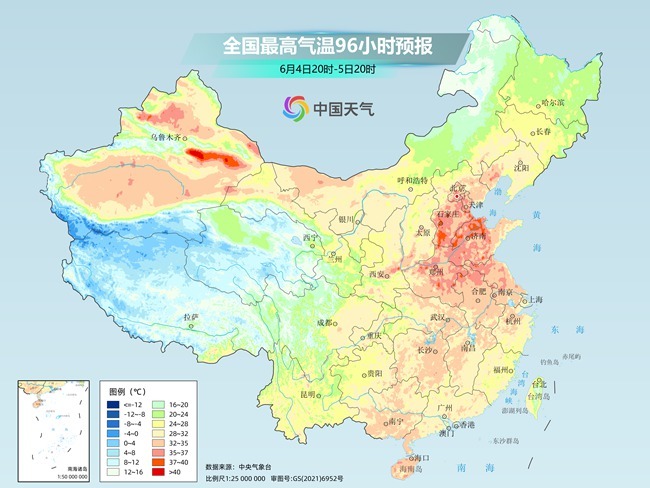 气温弹射起飞！河北(🕤)、河南、山东部分地区最高(🤯)气温将超过38℃(🧒)